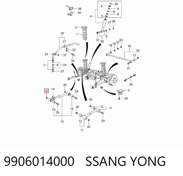  9906014000 Ssang Yong