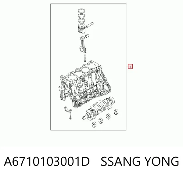  A6710103001D Ssang Yong