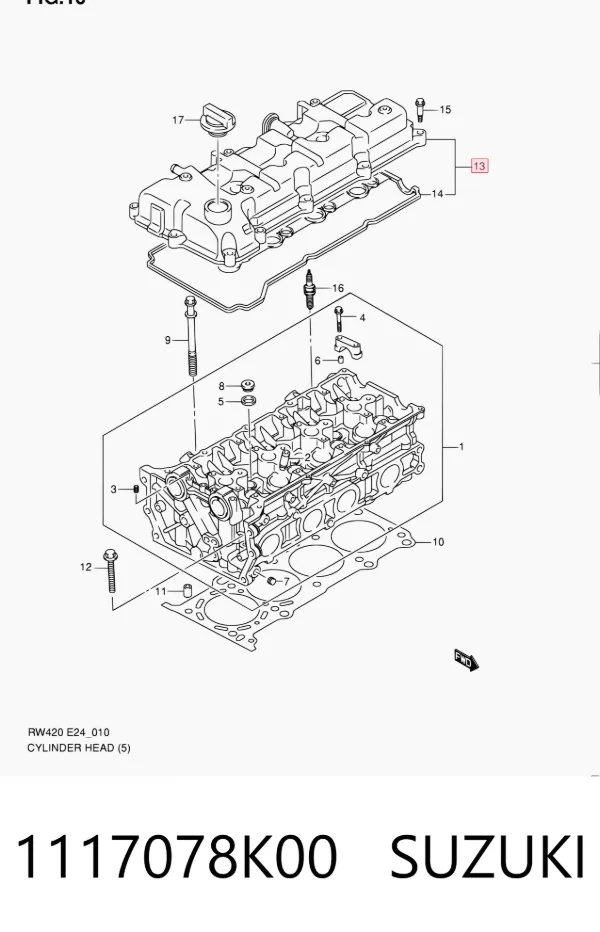  1117078K00 Suzuki