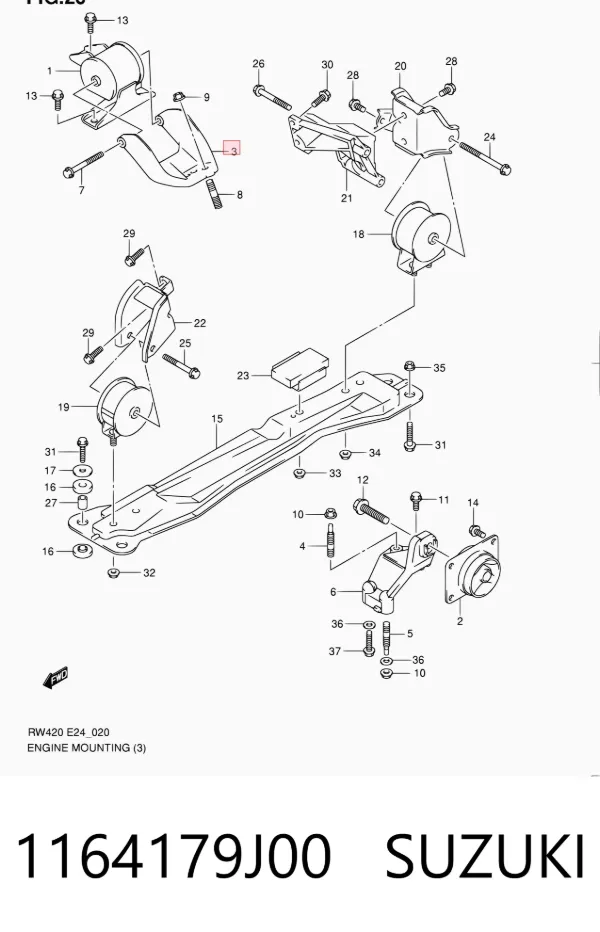  1164179J00 Suzuki