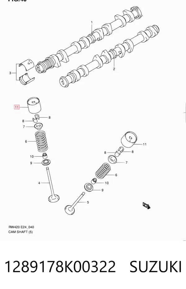  1289178K00322 Suzuki