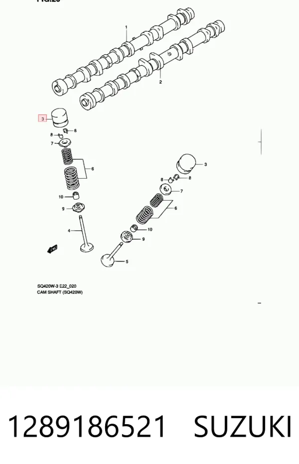 Гідрокомпенсатор 1289186521 Suzuki