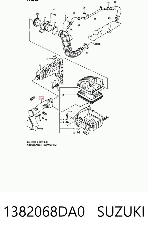  1382068DA0 Suzuki