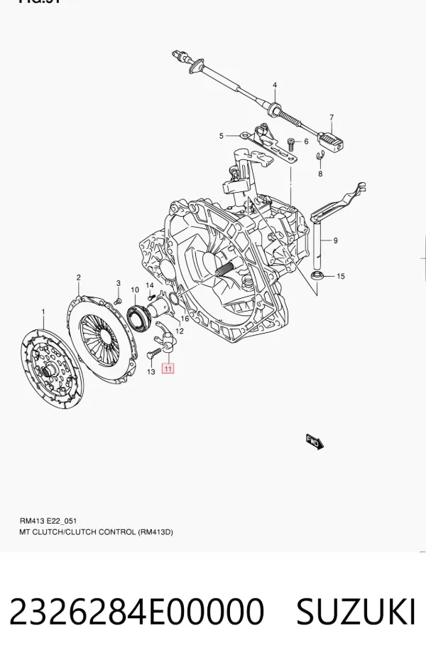  2326284E00000 Suzuki