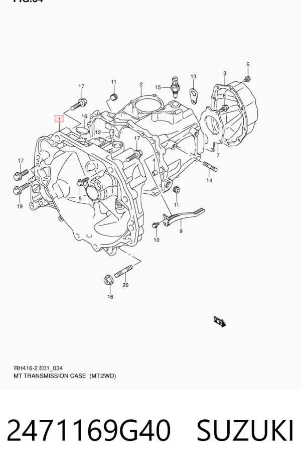  2471169G40 Suzuki