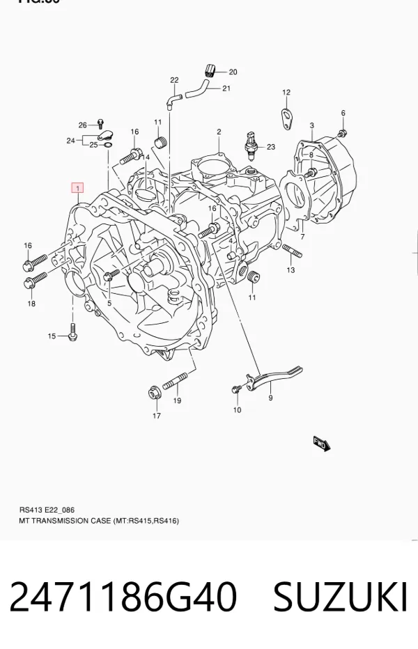  2471186G40 Suzuki
