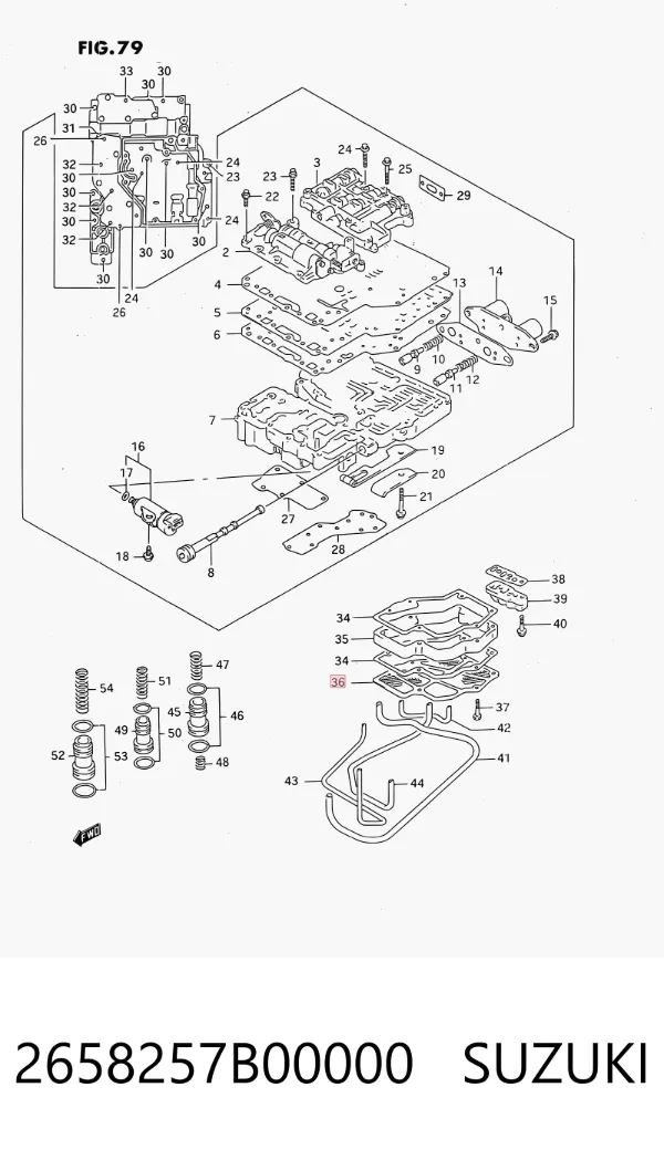 Фільтр АКПП 2658257B00000 Suzuki