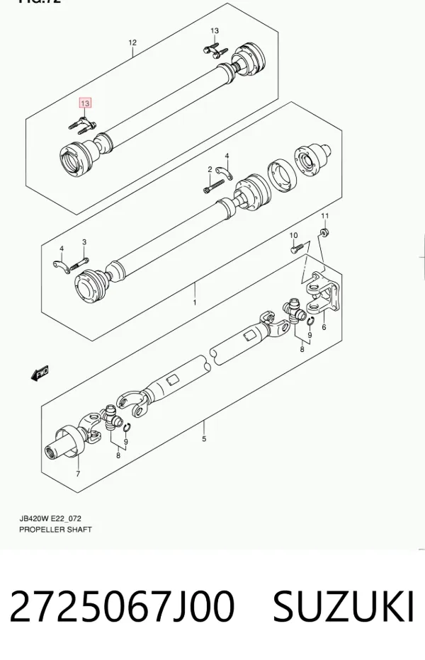  2725067J00 Suzuki