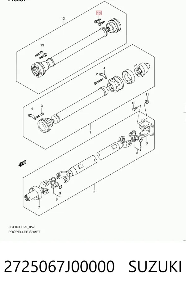  2725067J00000 Suzuki