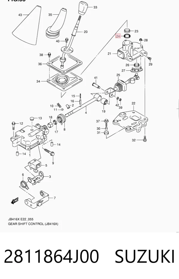  2811864J00 Suzuki