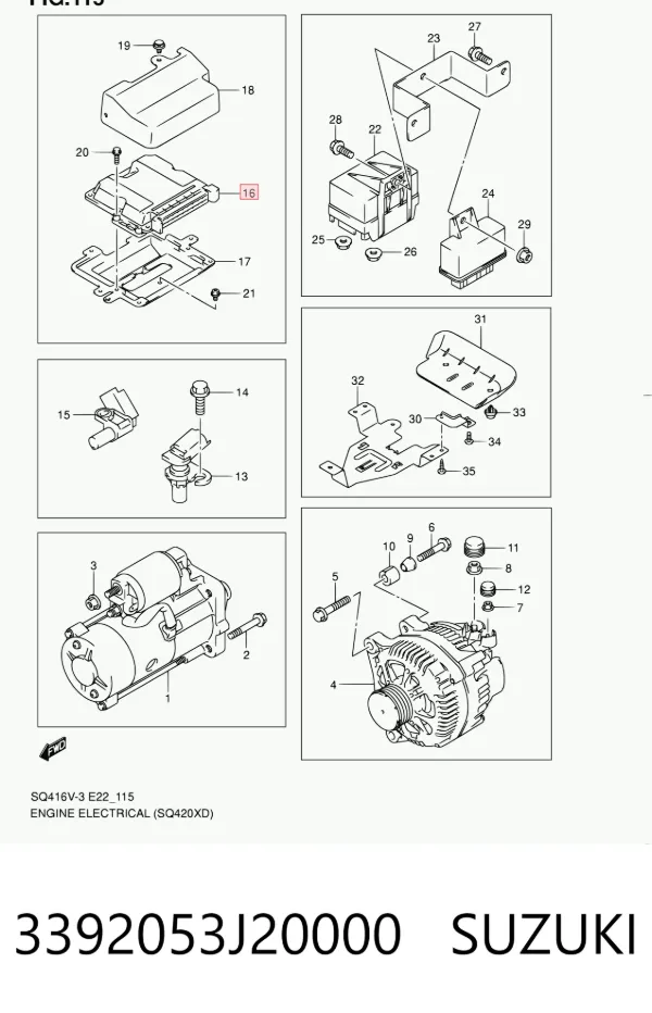  3392053J20000 Suzuki