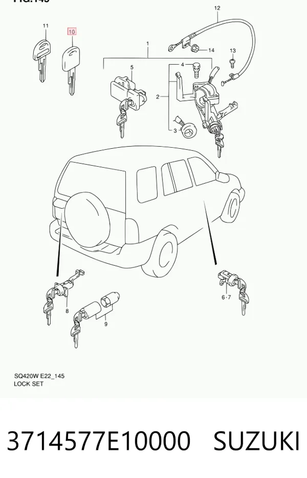  3714577E10000 Suzuki