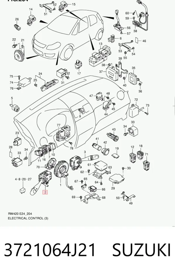 3721064J21 Suzuki