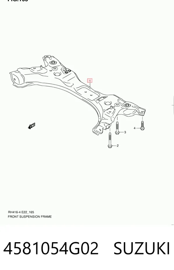 Підрамник передній 4581054G02 Suzuki