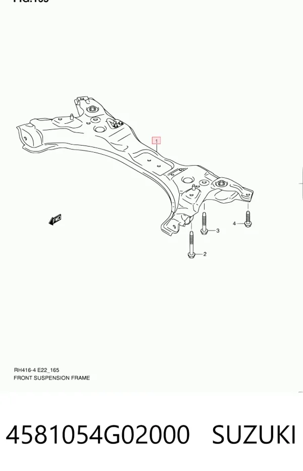 Підрамник передній 4581054G02000 Suzuki