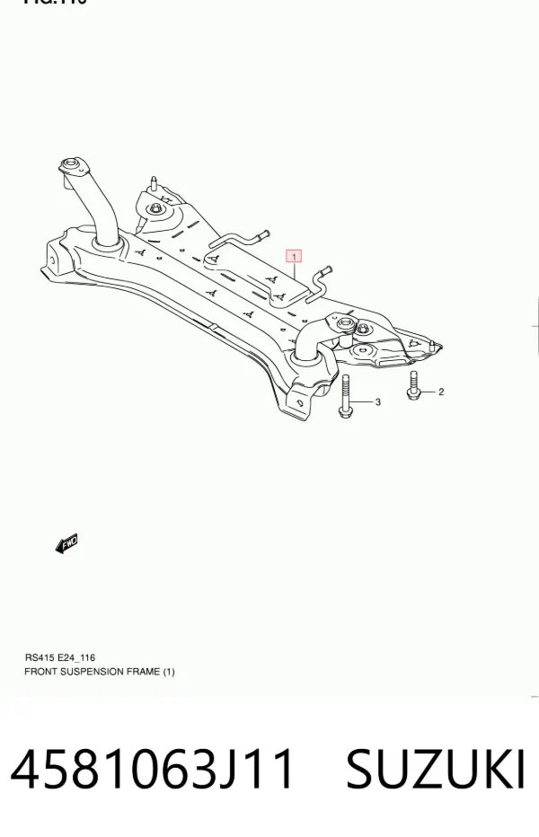 Підрамник передній 4581063J11 Suzuki