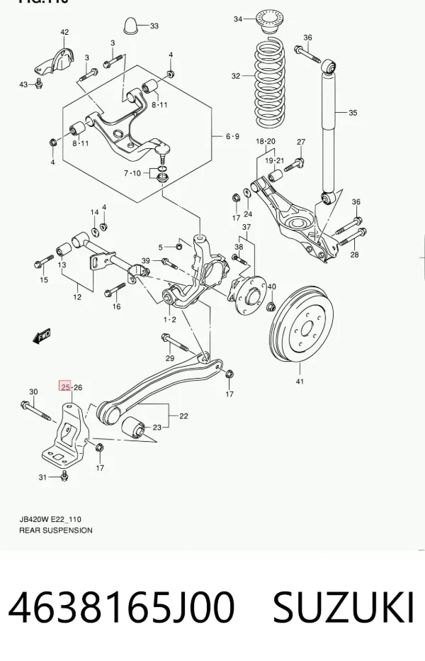  4638165J00 Suzuki