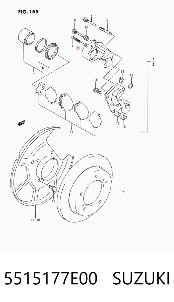  5515177E00 Suzuki