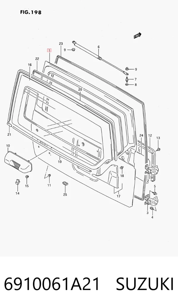Ляда Suzuki Vitara ETJA
