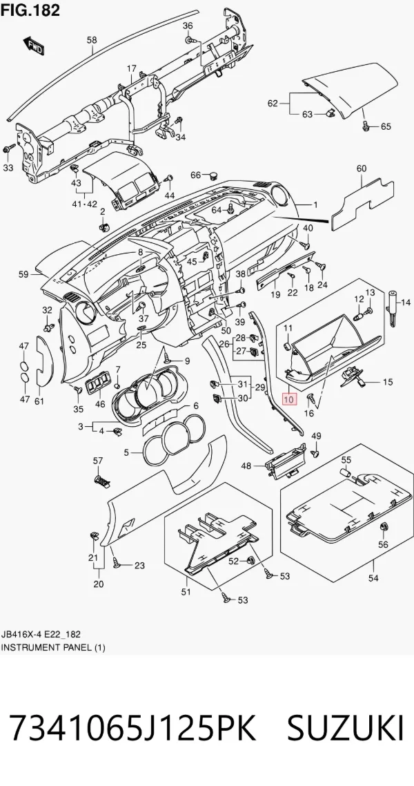  7341065J125PK Suzuki