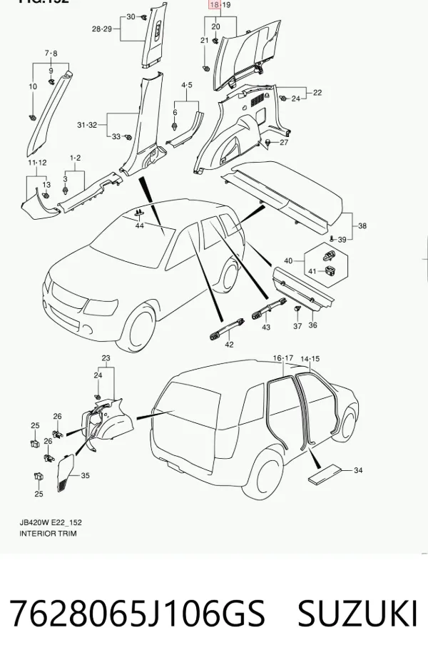  7628065J106GS Suzuki