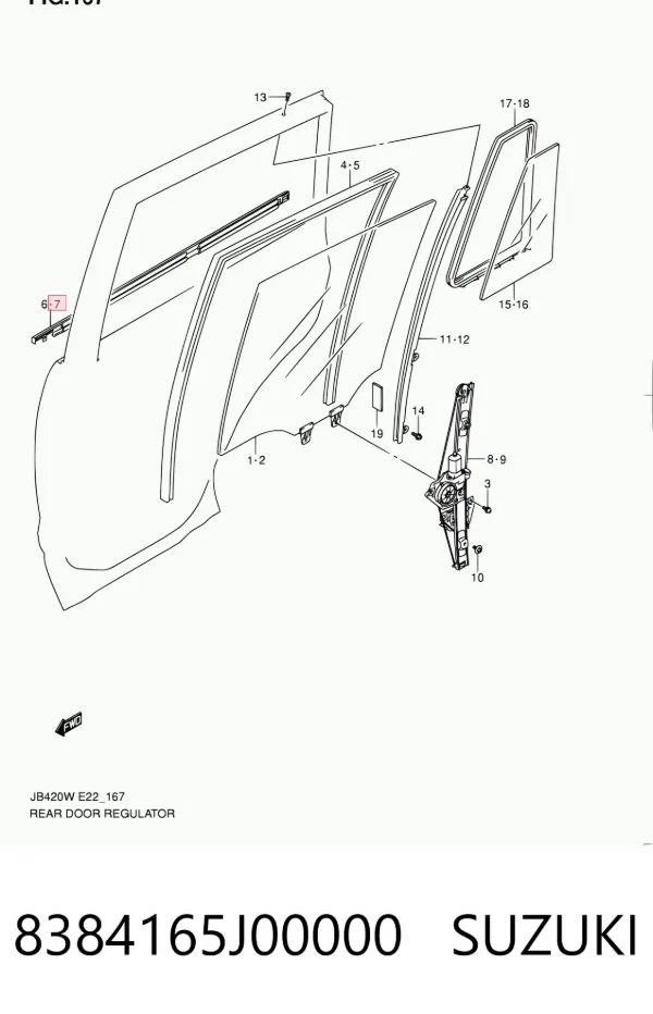 8384165J00000 Suzuki