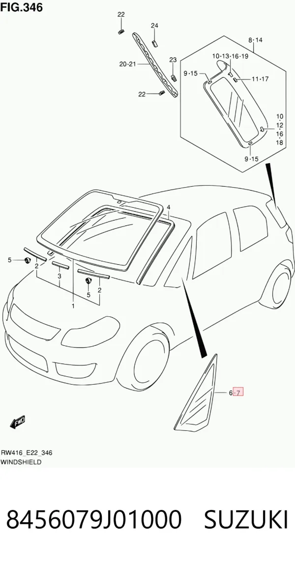  8456079J01000 Suzuki