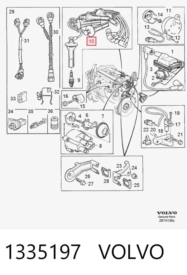 Високовольтні дроти B166 Bosch