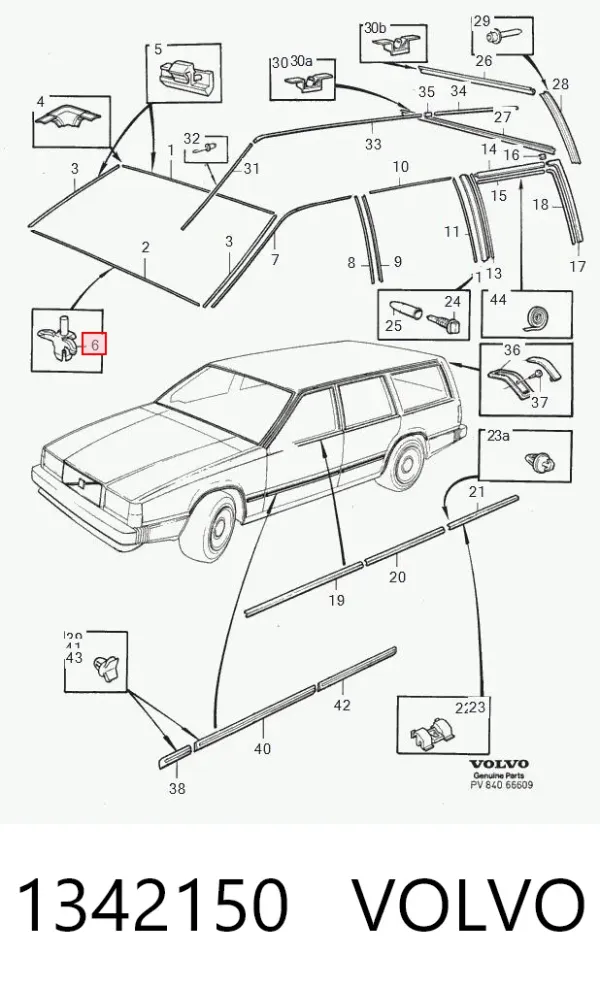 Лобове скло 1342150 Volvo