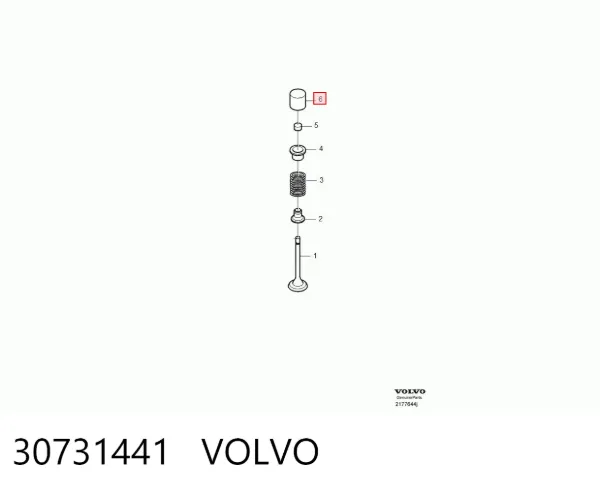 Гідрокомпенсатор 30731441 Volvo