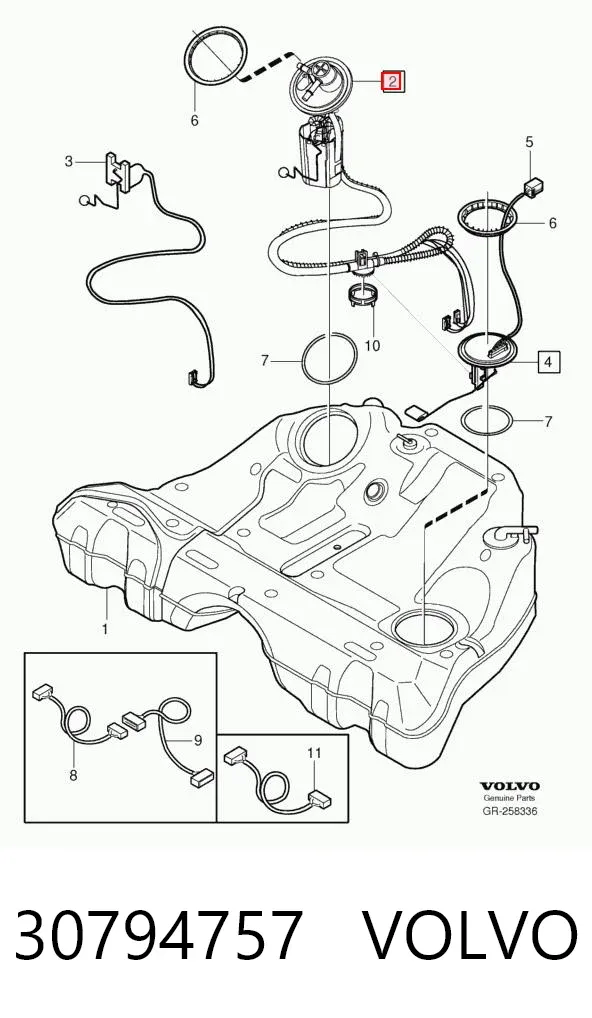 Бензонасос 30794757 Volvo