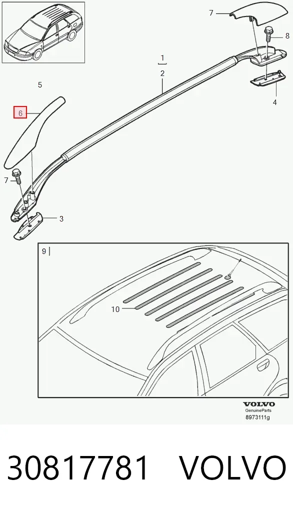 Лобове скло 30817781 Volvo