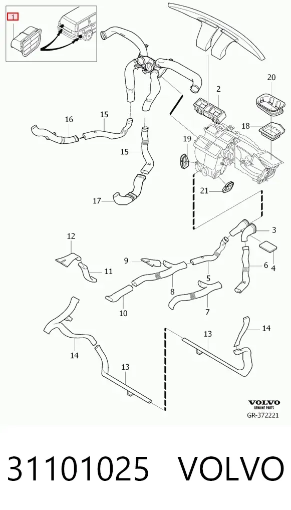  31101025 Volvo