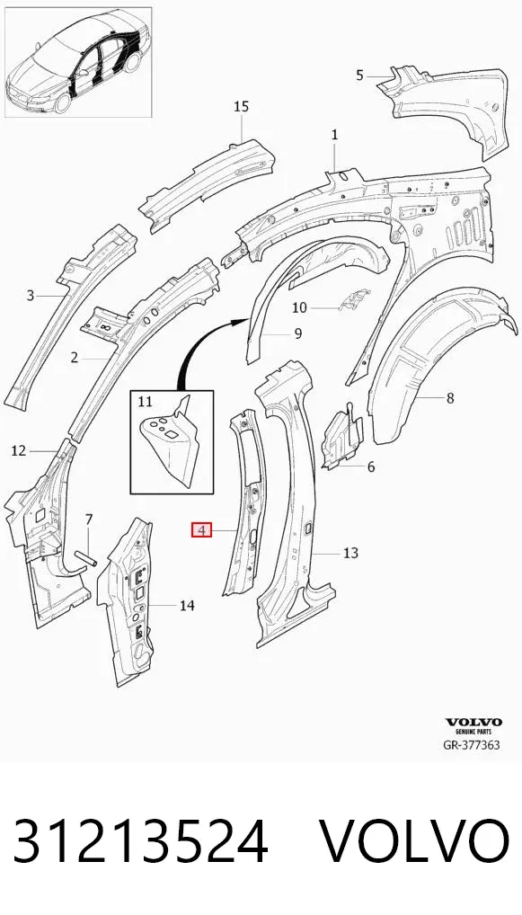  31213524 Volvo
