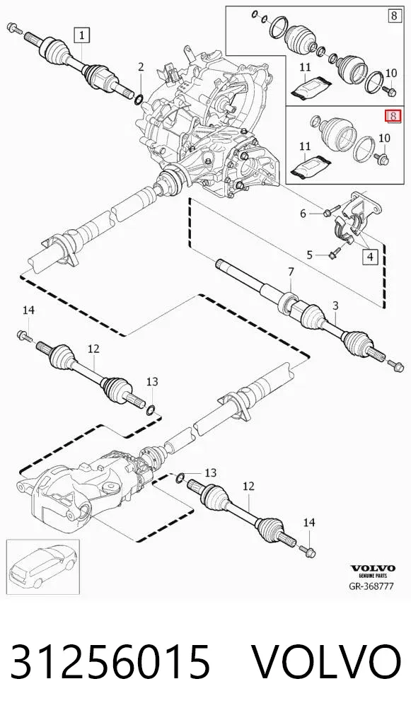  31256015 Volvo