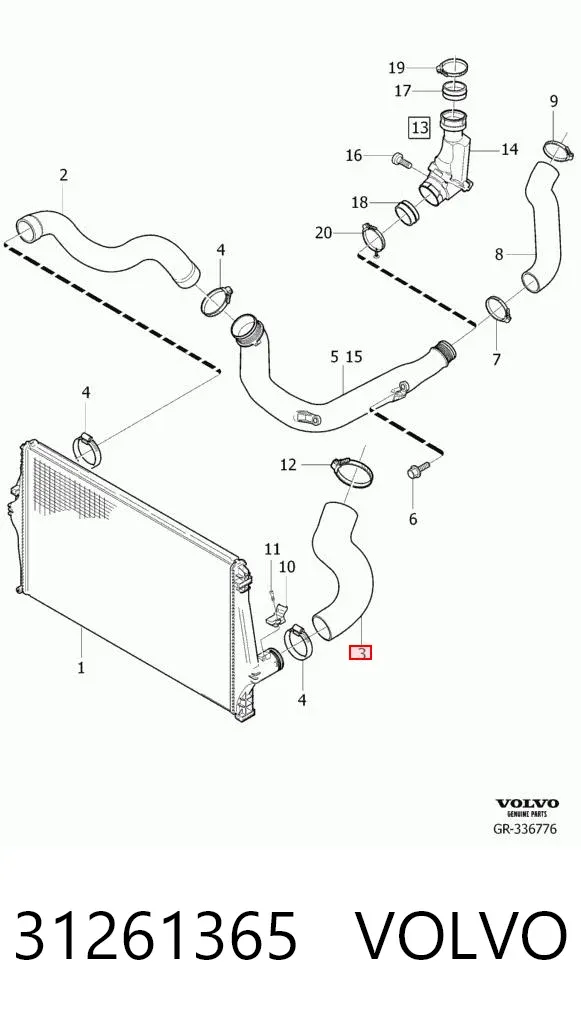  31261365 Volvo
