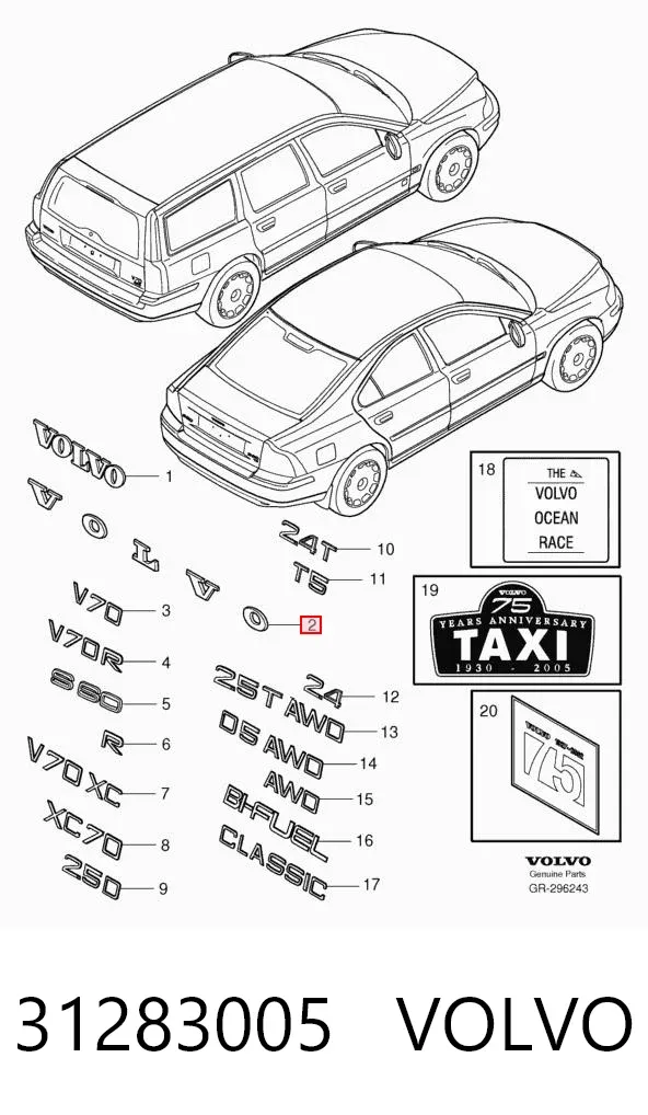  31283005 Volvo