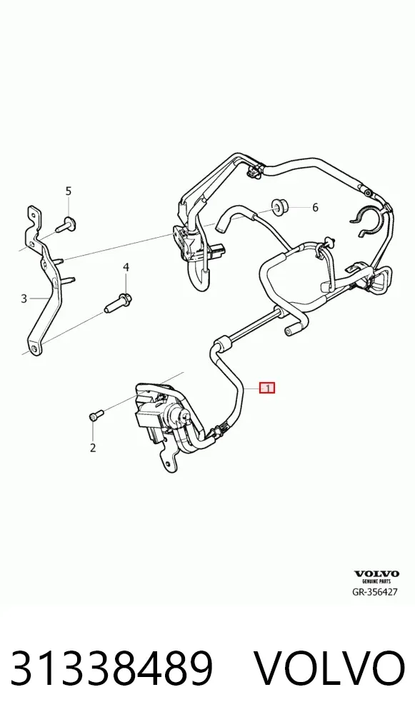 Актуатор турбіни 31338489 Volvo