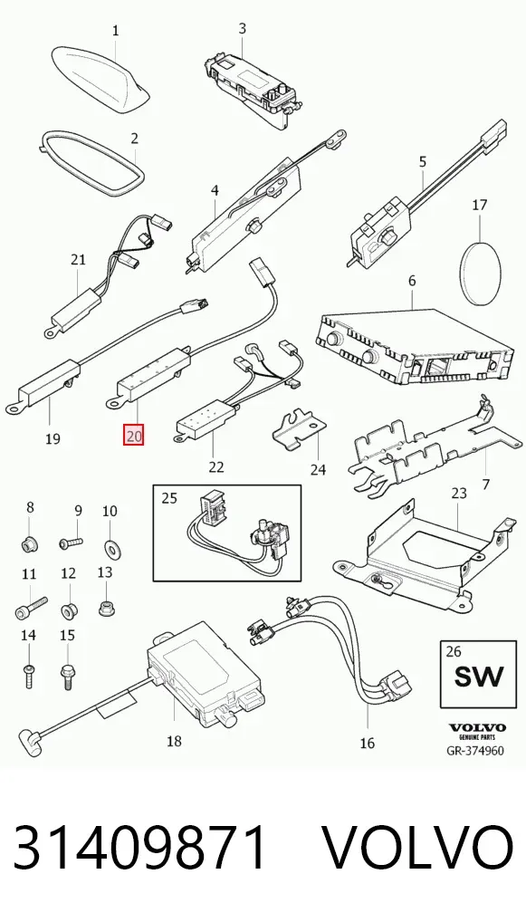  31409871 Volvo