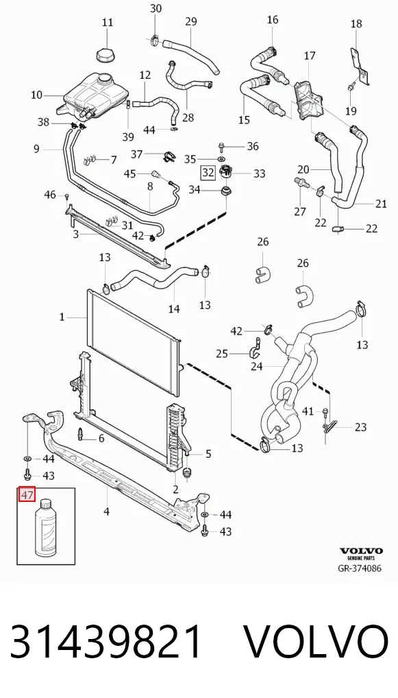 Антифріз 31439821 Volvo
