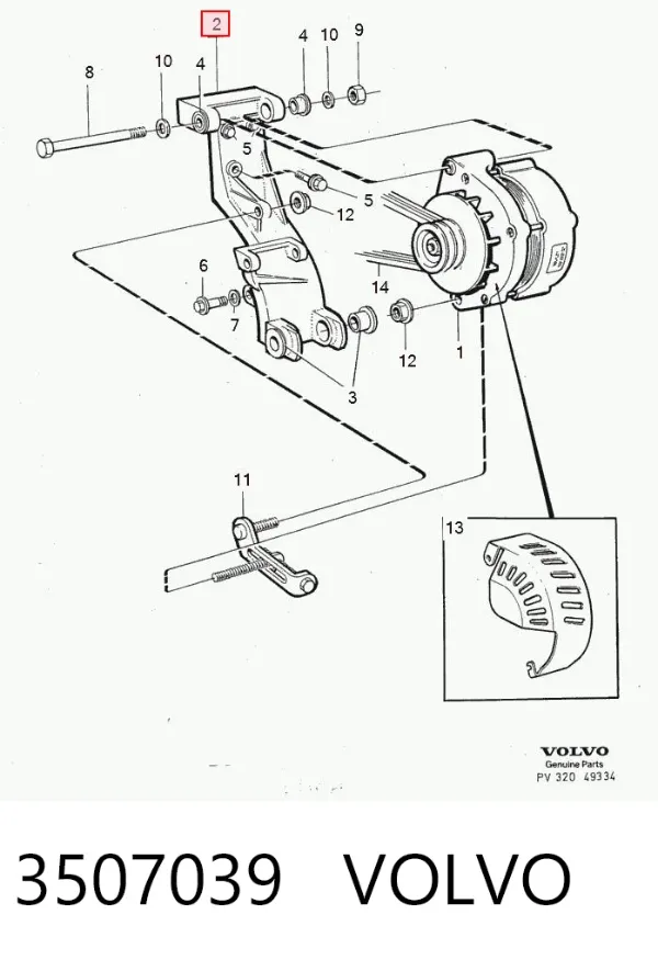  3507039 Volvo