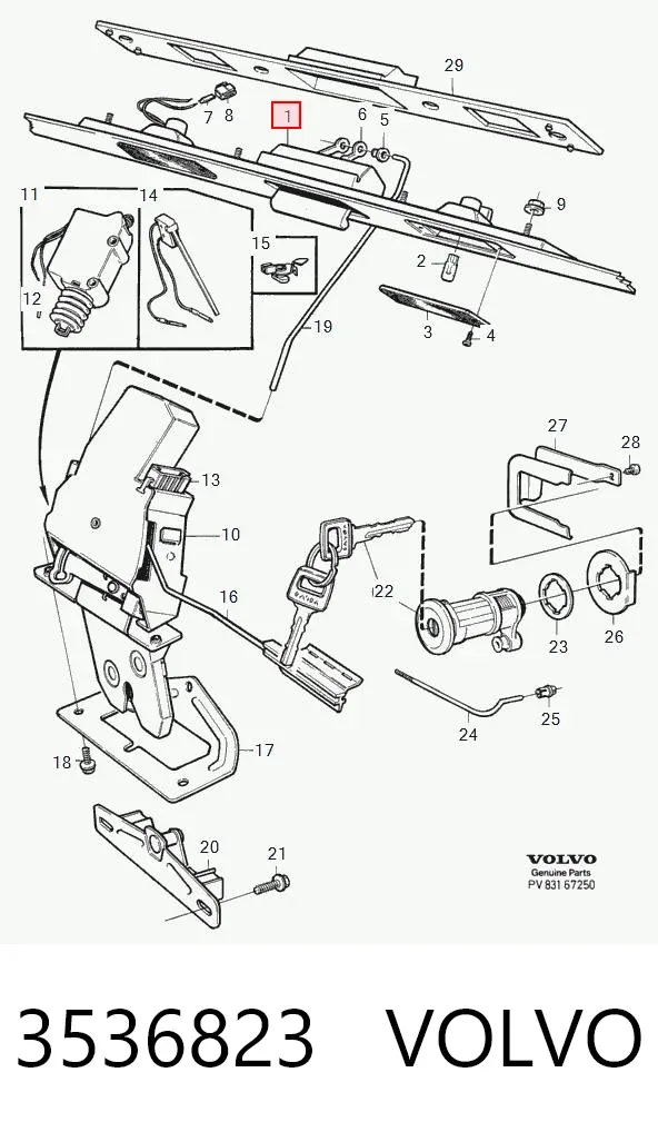  3536823 Volvo
