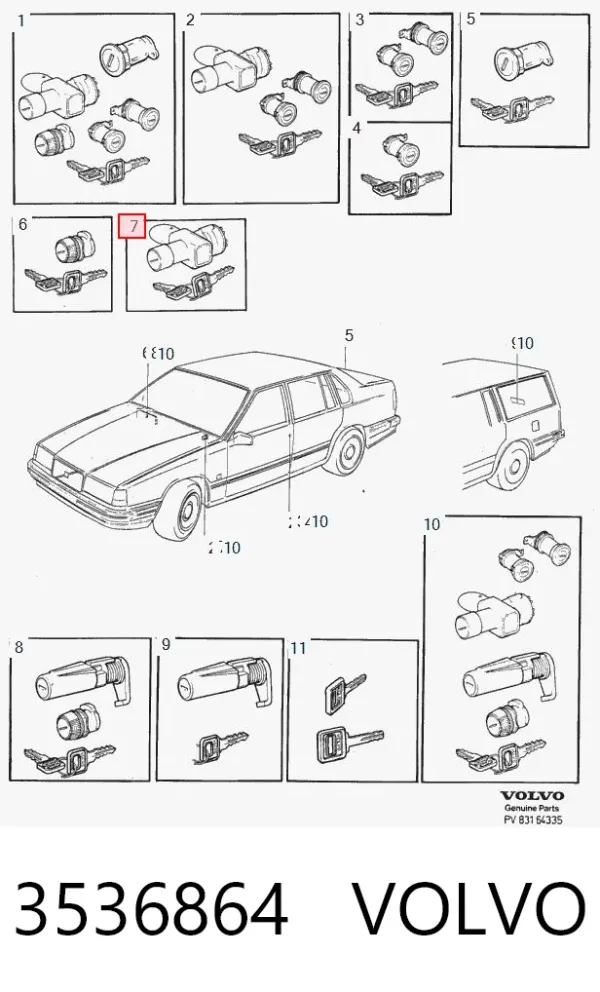Контактна група Volvo 940 944