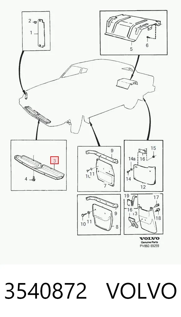  3540872 Volvo