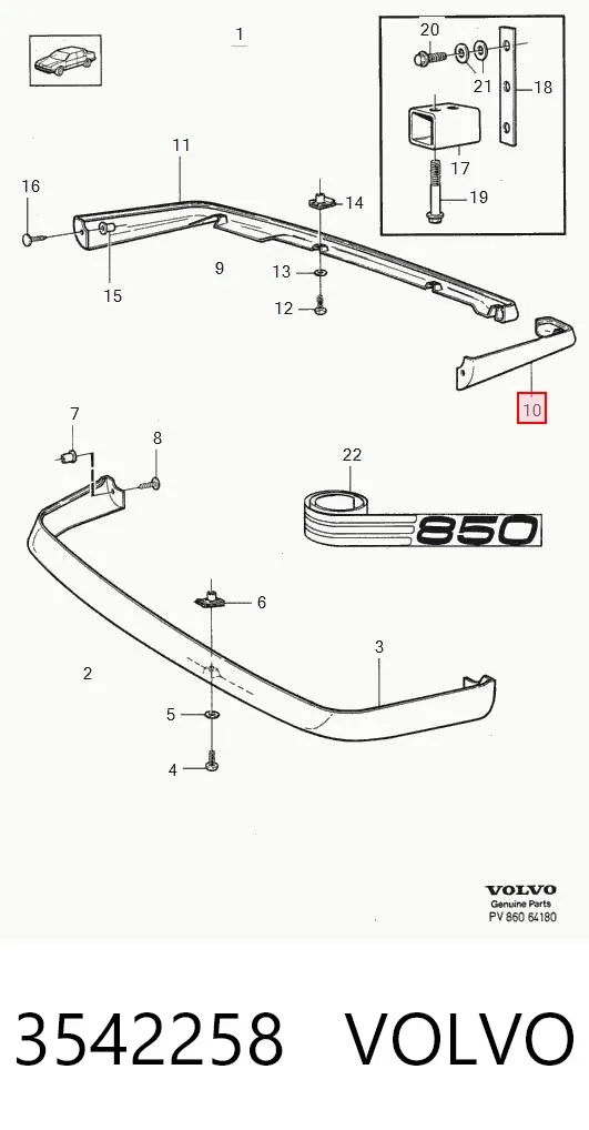  3542258 Volvo