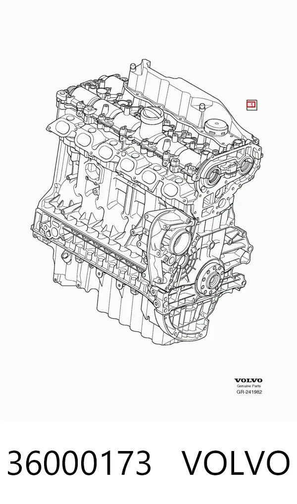 Двигун 36000173 Volvo