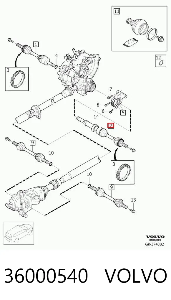  36000540 Volvo