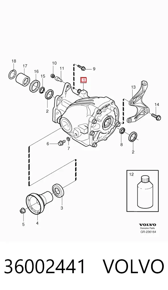 Роздатка 36002441 Volvo
