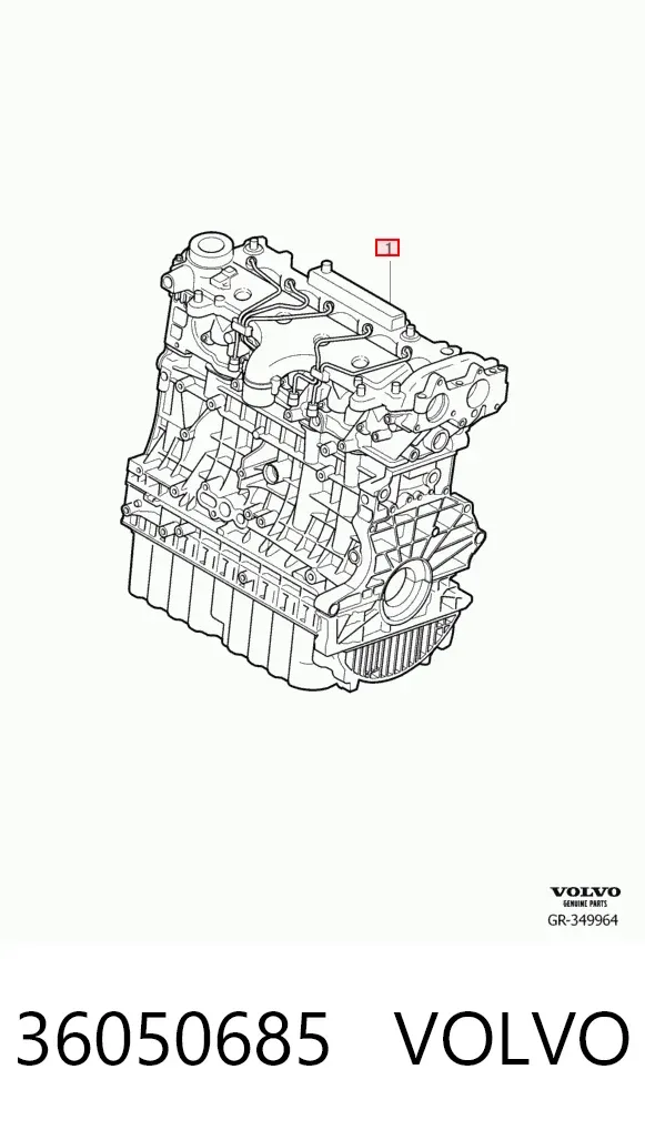 Двигун 36050685 Volvo