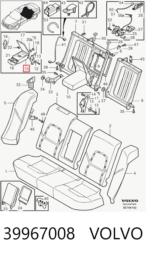 Сальник передньої маточини A0039971446 Mercedes